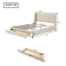 Bed Frames - Beige - View 3