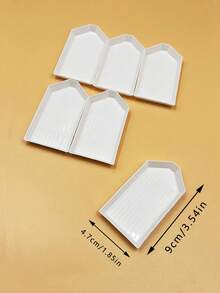 6个装钻石画收纳托盘，水钻托盘，适用于整理珠子和水钻，可用于5D钻石画创作 - 彩色 - 查看 13