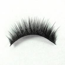 Missame DIVA Deluxe Beauty False Eyelashes Set Handmade With Premium Synthetic Fibers Black 1 Pair - 黑色 - 查看 4