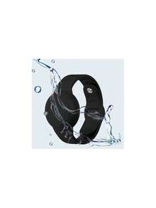 Pulsera Airtag Impermeable para Niños Compatible con Apple AirTag, Funda Protectora para Air Tag GPS Tracker, Correa de Reloj Elástica Ajustable de Nailon Antipérdida para Niños,36980140 - Burdeos - Ver 1