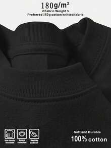 Anti Social Club Lightning Bolt 1pcs Men's 100% Cotton Tee Streetwear Double Sided Digital Printed 180g T Shirt Casual Style Graphic Top - màu đen - Xem 4