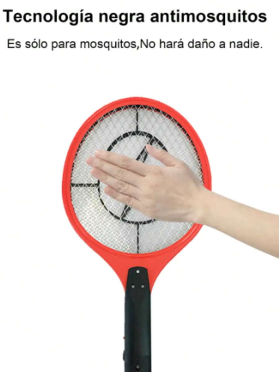 Raqueta Eléctrica Recargable Mata Moscas Y Mosquitos - Multicolor - Ver 1
