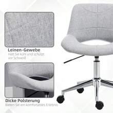 Home Office Chairs - Grey - View 5