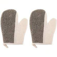 Guantes Exfoliantes De Ducha 2 Piezas Guantes Para Baño Y Exfoliación Corporal Suaves Y Espumosos Para Limpieza Profunda Y Piel Suave En Brazos Y Espalda,36983200 - Multicolor - Ver 1