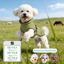 BJAYPET 带帽保暖内衬宠物卫衣，加厚保暖狗狗衣服，纯色，适合小型/中型/大型犬（四脚衣服请参考背长） - 彩色 - 查看 39