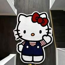 SANRIO 1块造型地毯（50*60厘米），多种可爱图案，厚实柔软，可用作入口、卧室、浴室的防滑垫，或用作客厅/梳妆台的装饰地毯，兼具实用吸水防滑功能，并散发着可爱少女气息。 - 彩色 - 查看 5