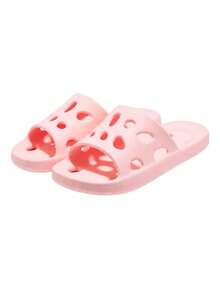 女士家居拖鞋，新款夏季防滑家居凉鞋 - 粉色 - 查看 16