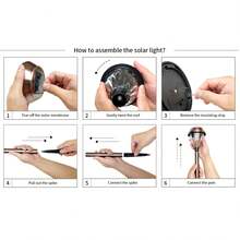 Conjunto de 4 luminárias solares externas, à prova d'água, com 15 lúmens de duração, ideais para caminhos e jardins. Feitas em aço inoxidável, com iluminação branca fria. - branco frio - Ver 8