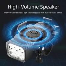 Đèn pha xe đạp 3 trong 1 sạc điện tích hợp còi và giá đỡ điện thoại, đèn an toàn xe đạp đa chức năng, lý tưởng cho việc đi xe ban đêm, phù hợp cho cả nam và nữ. - Nhiều màu - Xem 9