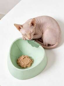 1个草莓宠物狗碗，防滑耐用，适用于小型犬和猫的宠物食品和水碗 - 100ml - 查看 7