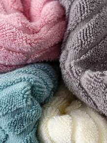 3条/套 450克/平方米 粉色毛巾套装 - 现代超柔软高吸水性速干浴巾，轻便不掉毛客用毛巾，耐用100%纯棉浴室毛巾套装，适用于水疗中心、家居、礼品