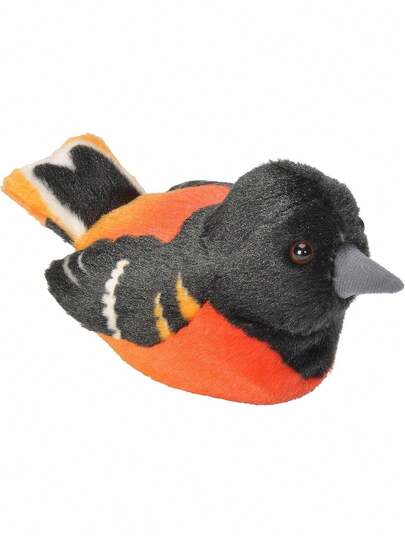 Wild Republic Audubon, Baltimore Oriole auténtico Sonido de Animal, Peluche Animal, 20 CM, Regalo para niños, Juguete de Peluche, Relleno es Hilado Botellas de Agua recicladas,36981268