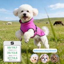 BJAYPET Thermal Lined Hooded Pet Sweatshirt, Thick & Warm Dog Clothes, Solid Color, Suitable For Small/Medium/Large Dogs (For 4-Leg Clothes, Please Refer To Back Length) - Multicolor - View 40