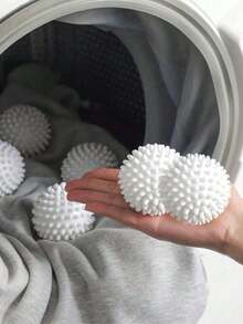 1pc Reusable Laundry Washing Ball - Rubber Material, Stain Removal & Lint Remover, Clothes Specific, No Power Needed, Essential Household Cleaning Item, Fabric Softener Dryer Ball, Reduces Wrinkles & Static, Prevents Tangling In Home & Laundromat, No Electricity Required, Suitable As Toy For Cats & Dogs, Great Gift For Mother's Day, Valentine's Day, Friends, Moms, Girlfriends, Random Color & Style - Multicolor - View 5