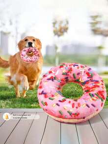 1pc Plush Dog Chew Doll, Dog Squeaky Doll, Soft Plush Pet Doll, Suitable For Small And Medium Dogs - Multicolor - View 7