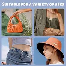 Adjustable Cat Claw Waist Cincher, No Sewing Or Tools Needed, Waist Button Clip Fastener For Jeans, Skirts, Tightens Waistline, Reusable Detachable Silver-Tone Buckle Brooch, Durable Fashion Waist Clip Accessory For Women, Men, Students, Teens, College Girls, Young Professionals