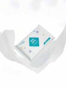 7pcs Creative Geometric Pattern Facial Tissue Paper, Suitable For Cleaning, Office Use, And Daily Life - White - View 4