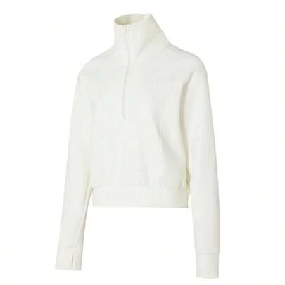 Adidas Women's Sweatshirt, Collared Pullover, SFL HZ SWT, Casual Sporty Daily Fashion Top, KH0207