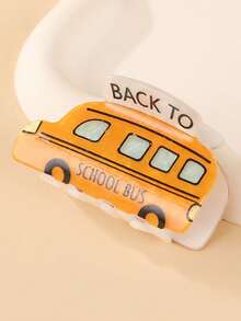 1pc Cartoon Pencil, Apple, Car, Calculator Shaped Hair Clips, Hair Claw, Suitable For Daily, Holiday, Commute, Party, Decoration, Women Hair Accessories, Back To School Gift Fashion Claw Clips Casual Hair Clutch Elegant Hair Jaw Clip - Multicolor - View 5