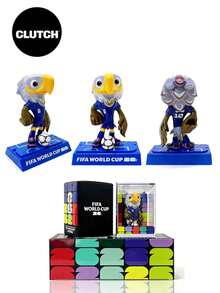 2026FIFA WorldCup Mascots, Figurines, Dolls, Collectible Toys, Statues - Official Licensed Genuine Product CLUTCH/MAPLE/ZAYU - WC2026 - Hộp quà tặng - Xem 6