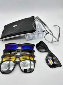 Men Eyewear Frames - Grey - View 1