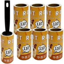 770 Hojas de Rodillos Quita Pelusa,portátil de Quita Pelusa para Ropa,Desmontable Rodillo Quita Pelusa,para en Ropa, Mantas, Alfombras. (Estilo Ⅰ/7pcs) - Estilo Ⅰ/7pcs - Ver 1