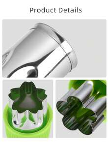 Bộ khuôn cắt hình trái cây và rau củ 6/8/9/10 món - Khuôn bánh quy mini và khuôn cắt bánh mì sandwich dùng cho hộp cơm bento, dụng cụ nhà bếp. - Nhiều màu - Xem 5