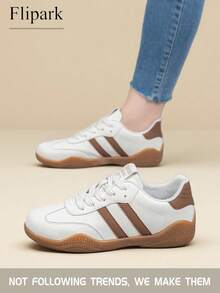 Flipark 2026新款棕色德国制造女士训练鞋，休闲运动鞋，适合春、夏、秋、冬四季穿着，网球鞋