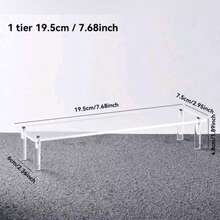 1 قطعة رف تنظيم شفاف من الأكريليك للمكتب، رف تخزين متعدد الوظائف للدمى اليدوية والعطور والمستحضرات التجميلية والإكسسوارات. رف تخزين أكريليك يمكن استخدامه لتنظيم الدمى وعناصر المكتب وأرفف عرض الألعاب المتدرجة وتخزين وعرض العناصر الصغيرة. - شفاف - مشاهدة 7