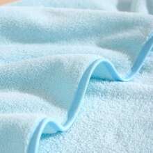 مجموعة روب حمام مع قبعة للأطفال 1 قطعة/2 قطعة، وشاح للأطفال بنمط حيواني مناسب للجنسين، مستلزمات حمام أطفال من الفليس المرجاني الناعم بتصميم كرتوني، مناسب لجميع الفصول - 80*80 سم - مشاهدة 6