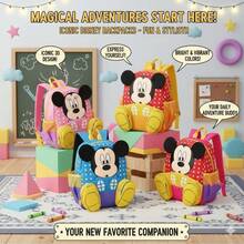 3D Cartoon Plush Backpack With 3D Stereoscopic Feet, Colorful And Vibrant Backpack, A Great Companion For Your Daily Adventures, Suitable For Teenagers, Adults, Students, Birthday, Holiday Party Gifts, Travel And Daily Use, Collectible - Multicolor - View 2