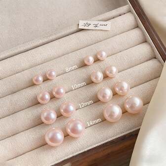 925 Sterling Silver Pearl Earrings, Lightweight Luxury Small Everyday Versatile Fashionable Commuter Earrings, 2026 New Design