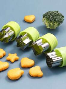 Bộ khuôn cắt hình trái cây và rau củ 6/8/9/10 món - Khuôn bánh quy mini và khuôn cắt bánh mì sandwich dùng cho hộp cơm bento, dụng cụ nhà bếp. - Nhiều màu - Xem 2