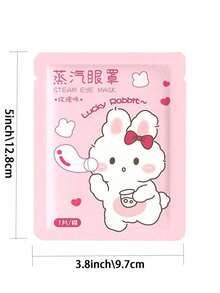 1/5/10/20/30/50pcs Pink Rose Scented Steam Eye Mask, Moisturizes Eye Area, Relieves Fatigue, Relaxes Mind & Body, Suitable For Those Who Use Computers, Phones & Other Electronics For Long Hours, Students, Office Workers, Business Travelers, Tourists, And Night Owls - Pink - View 11