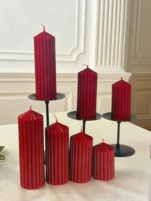 Soy Wax For Making Aromatherapy Candles, Including Sandalwood Scented Shaped Candles, Ramadan Decorative Cylindrical Long Candles, Valentine's Day Home Decoration Candle Set, Multiple Wine Red Candle Sets, Party Candle Center Decoration, Christmas Slim Candles Suitable For Giving Gifts To Women, Close Friends, And Winter Gifts