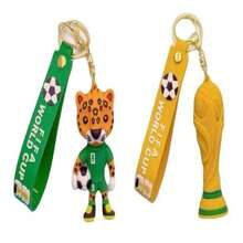 Increible! Set Llaveros Mascota Mundialista 2026 Mexico Jaguar Zayu 2 pack - Verde - Ver 3