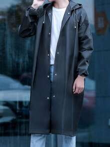 高品质雨衣，时尚雨衣，加厚雨衣，全身雨衣，防水防风男士雨衣，雨披，多功能雨衣，户外活动雨具，骑行旅行徒步雨衣，加厚尺码雨衣，黑色雨衣，成人旅行时尚雨衣，户外加厚雨披，雨具，春夏精选，伴娘礼物，房间装饰，卧室装饰，海滩，旅行，男士，女士，度假 - 黑色 - 查看 7