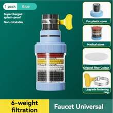 1/2/4pcs Faucet Shower Head Set, Portable Faucet Sink Hose Adapter, Handheld Shower Head, Suitable For Various Faucet Sizes, For Bathing, Pet Grooming, Vegetable Washing, Dog Shower, Beauty Products, Multi-Functional Faucet (Random Style Delivery) - Multicolor - View 10