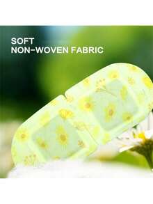 30片装洋甘菊蒸汽眼罩，缓解眼疲劳，改善睡眠质量，自发热睡眠眼罩，一次性温热敷眼罩，舒缓眼部不适，消除黑眼圈，温度可控，持久发热，情人节心形图案 - 黃色 - 查看 3