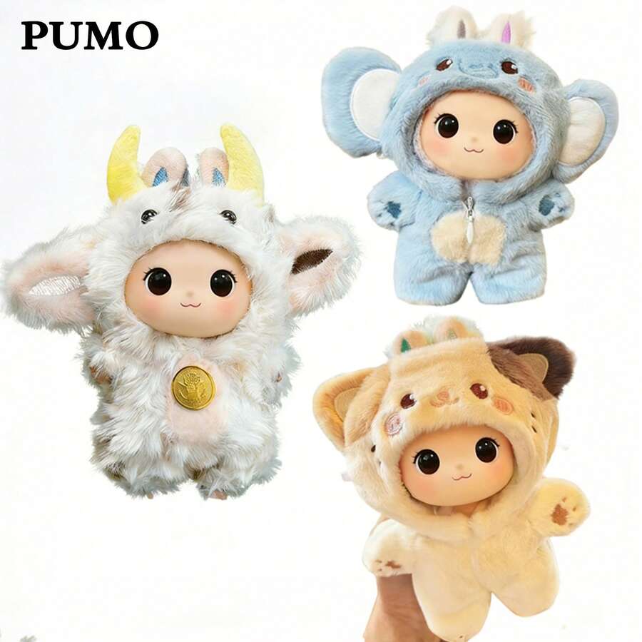 Quần áo cho búp bê 17cm, bộ phụ kiện dễ thương, trang phục kiểu động vật (không kèm búp bê), phù hợp với búp bê thế hệ 1/2/3, quà tặng sinh nhật/lễ hội, quần áo búp bê 6,69 inch. - Nhiều màu - Xem 1