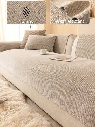 1 husă de pernă pentru canapea, pentru toate anotimpurile, modernă, minimalistă, antiderapantă, lavabilă, rezistentă la praf, moale, rezistentă la decolorare, prietenoasă cu animalele de companie, potrivită pentru dormitor, birou, mobilier combinat pentru living, canapea în formă de L și canapea cu 1/2/3/4 locuri