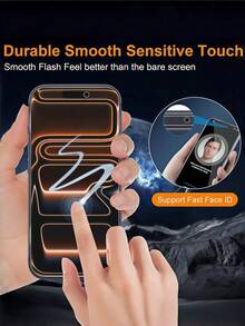 Bộ 3 miếng dán màn hình gốm mờ chống nhìn trộm, tương thích với iPhone 17/16/15 Pro Max, Galaxy A14/A13/A54/A53/A56/S25 Ultra/S24 5G, 15T/14T Pro, tương thích với Redmi Note 12/13/14 4G/5G, phủ toàn màn hình, chống bám vân tay, chống trầy xước, không bọt khí, dễ dàng lắp đặt, chống chói, chống bám vân tay, màng phim mềm [không phải kính]. - màu đen - Xem 11