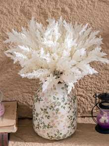 3pcs Astilbe Artificial Flower Bush Filler Flowers Artificial Greenery Stems Faux Plants & Fake Flowers For Wedding DIY Bouquets Boho Floral Arrangement Table Centerpieces Home Decor - White - View 1