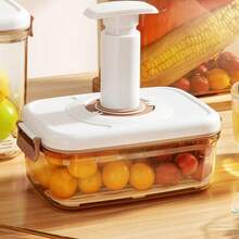 Contenedores de Almacenamiento de Cocina - Envases Conservación al Vacío - Tarro Sellado para Refrigerador y Apta para Microondas para Congelador, Despensa, Tentempié, Hogar, Restaurante y - B - Ver 6