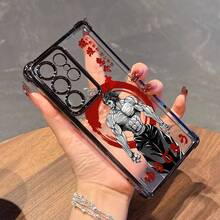 Personalidad Creativa de Alta Gama Estilo Japonés LujosoPatrón de anime de hombre musculosoFunda de teléfono adecuada paraparaSamsungparagalaxia25Borde24S23.S22.2120FE.20UltraA03A04E/M04.A05A064GA134GA154G/5GA255GA32 en español4G555GA03A04A05A12/M12.4GA135G/A04S.dieciséis4G/5Gtres cuadernos5G2020Mástres cuarenta y cuatro21FE.Nota20UltraMás4G5GMarco Electrochapado Cubierta Trasera Transparente Antigolpes - Colores mixtos - Ver 5