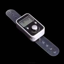 1pc Multi-Function Manual Counter With LCD Display, Ring-Shaped And Handheld Rectangular Counter