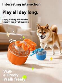 150mAh wiederaufladbarer elektrischer Haustier-Rollball, selbstrollende interaktive Spielzeug geeignet für Welpen & Kätzchen, bissresistent & langanhaltend, neues Hundeball-Spielzeug geeignet für alle Rassen, automatisch rollender Hundeball-Spielzeug, USB wiederaufladbar, interaktiver Haustier-Ball - Verschiedenfarbig - Übersicht 2