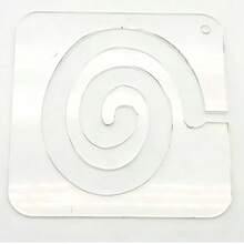 "Seamless Design" 3 Pieces Acrylic Quilting Templates Set - Transparent Free Motion Rulers For Domestic Sewing Machines - Transparent - View 4