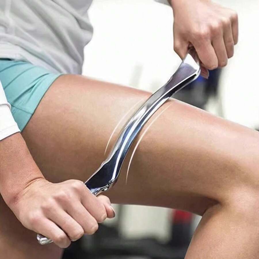 Gua Sha Scraping Massage Tool Tool For Large Muscles Soft Tissue Mobilization 304 Stainless Steel Fascia Knife Large M Knife Scr - M - 查看 1