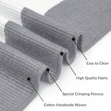 IOHOUZE Grey White Striped Rug -3X5 Front Door Mats Outdoor,Washable Rug For Front Porch Decor,Spring Summer Welcome Mats Outdoor Indoor, Doormat For Farmhouse/Entryway/Home Entrance,One-Size,GreyWhiteStripe3x5Rectangular - GreyWhiteStripe3x5Rectangular - View 8
